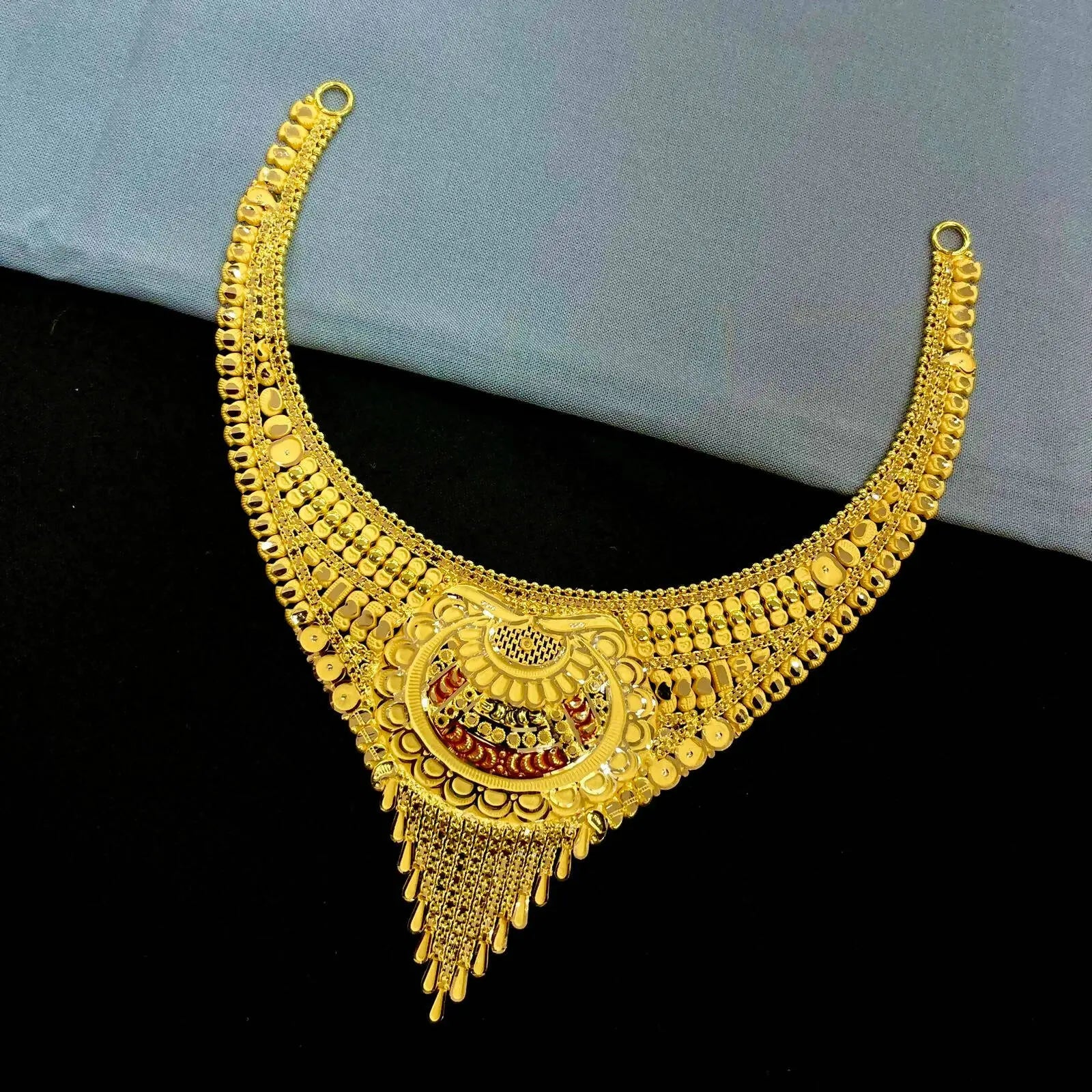 Gold Necklace Sarafa Bazar India