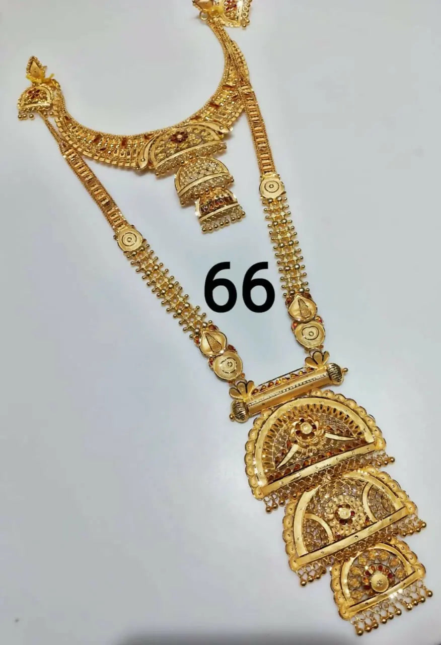 Gold Necklace & Long set Sarafa Bazar India