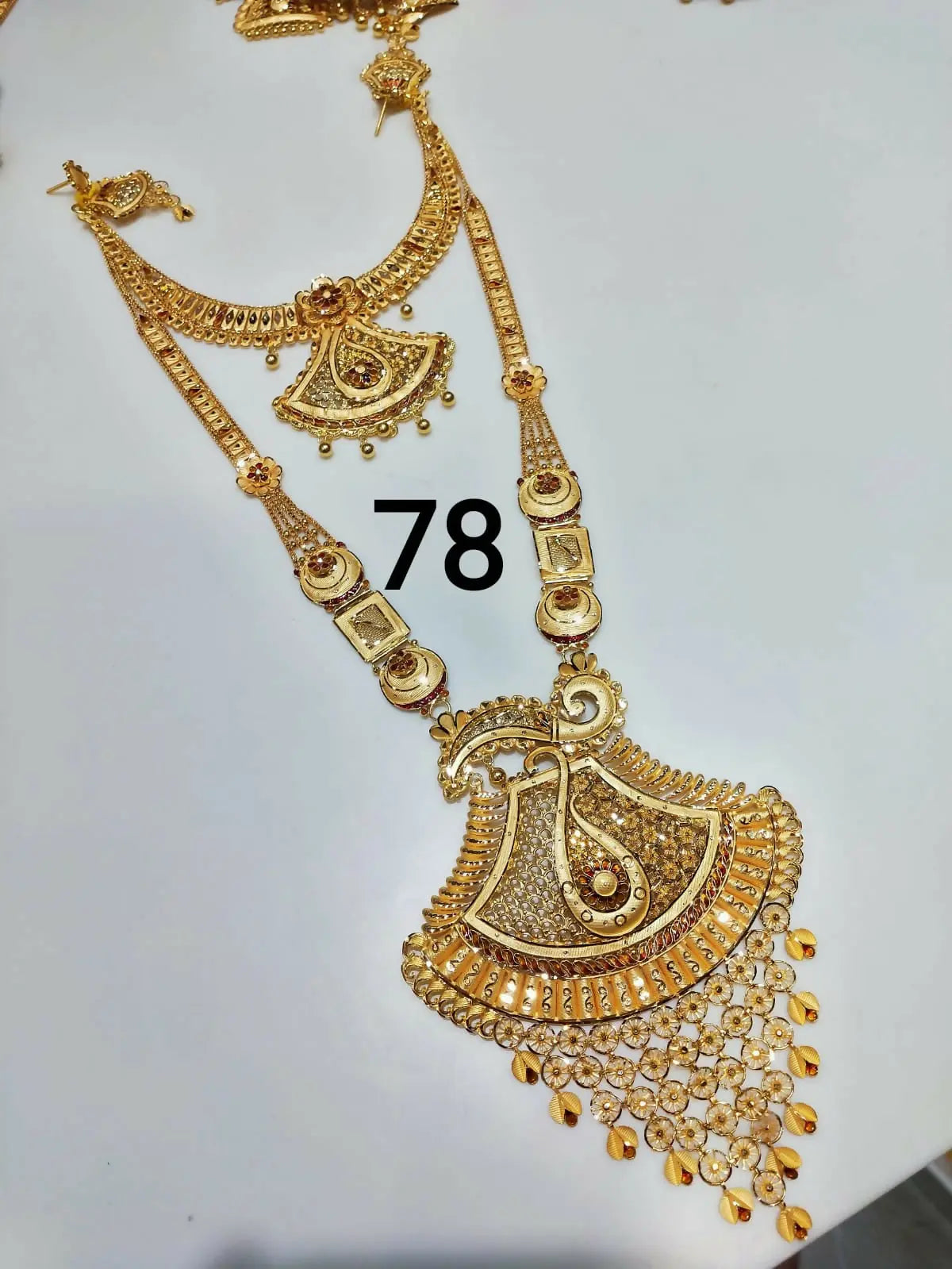 Gold Necklace & Long set Sarafa Bazar India