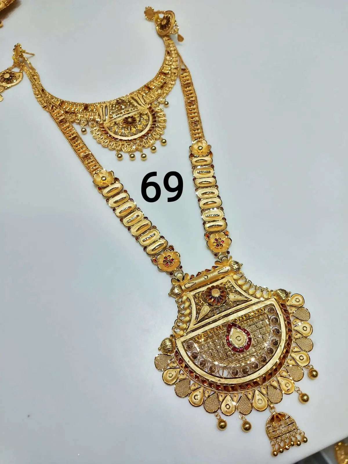 Gold Necklace & Long set Sarafa Bazar India