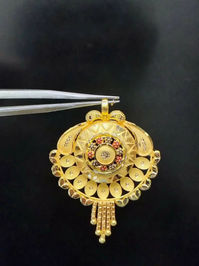 Gold Pendant Sarafa Bazar India