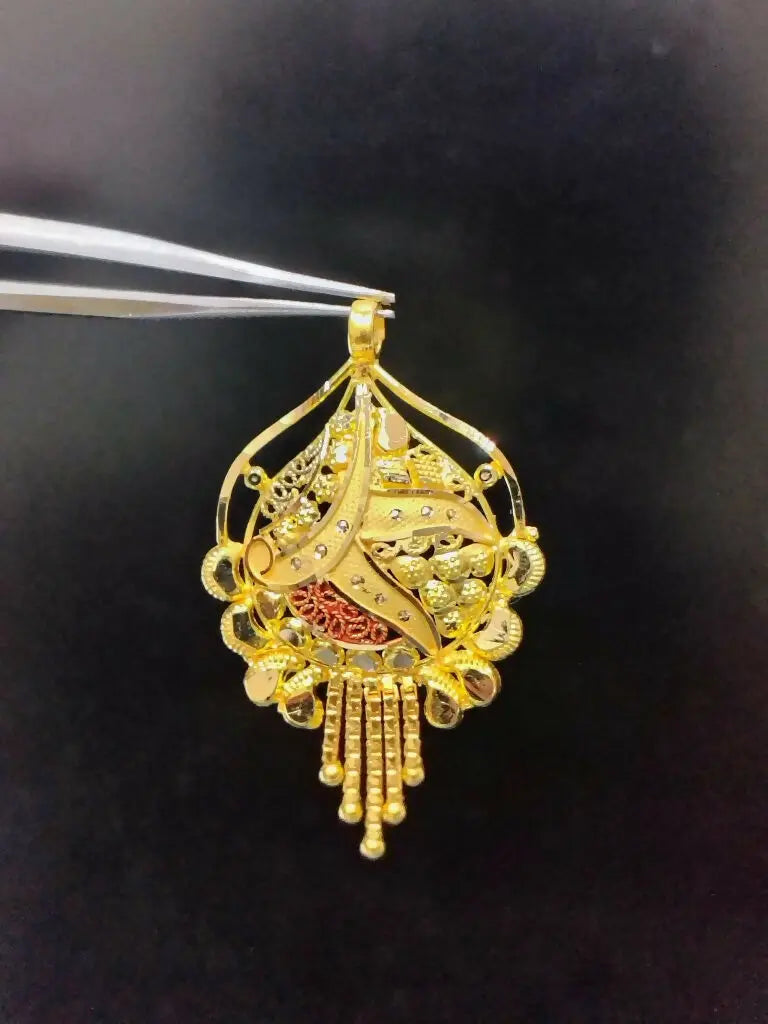 Gold Pendant Sarafa Bazar India