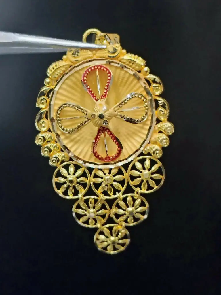 Gold Pendant Sarafa Bazar India