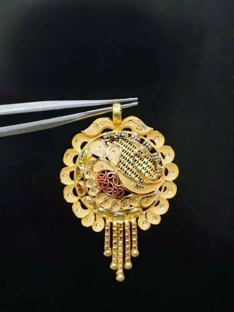 Gold Pendant Sarafa Bazar India