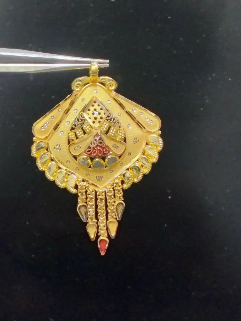 Gold Pendant Sarafa Bazar India