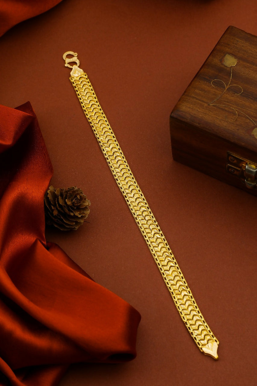 Gold Gents Bracelets Sarafa Bazar India