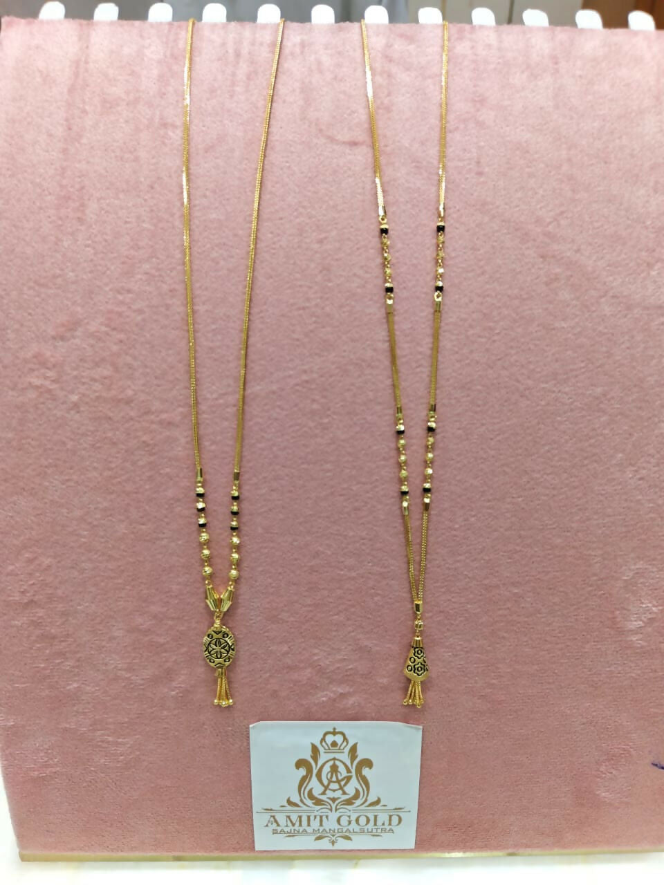 Gold Mangalsutra Sarafa Bazar India