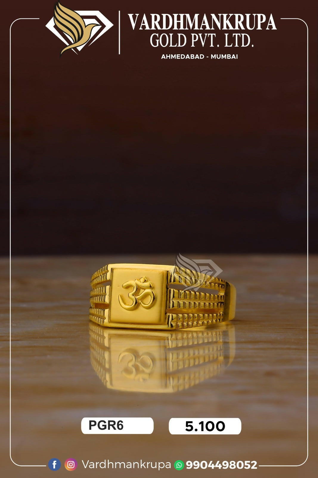 Plain Casting Gents Ring Sarafa Bazar India