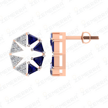 Hot Selling 14K Rose Gold Diamond Pendant Set For Women Sarafa Bazar India