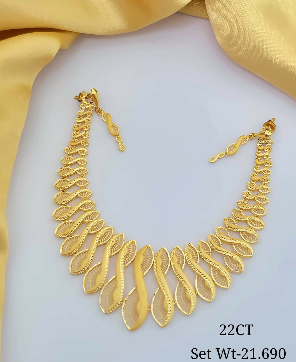 22kt Turkey Necklace Sarafa Bazar India