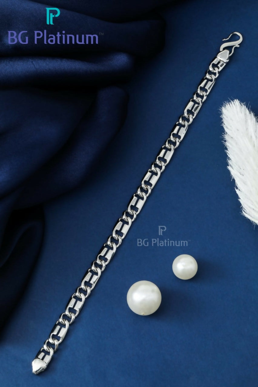 Platinum Gents Bracelets Sarafa Bazar India