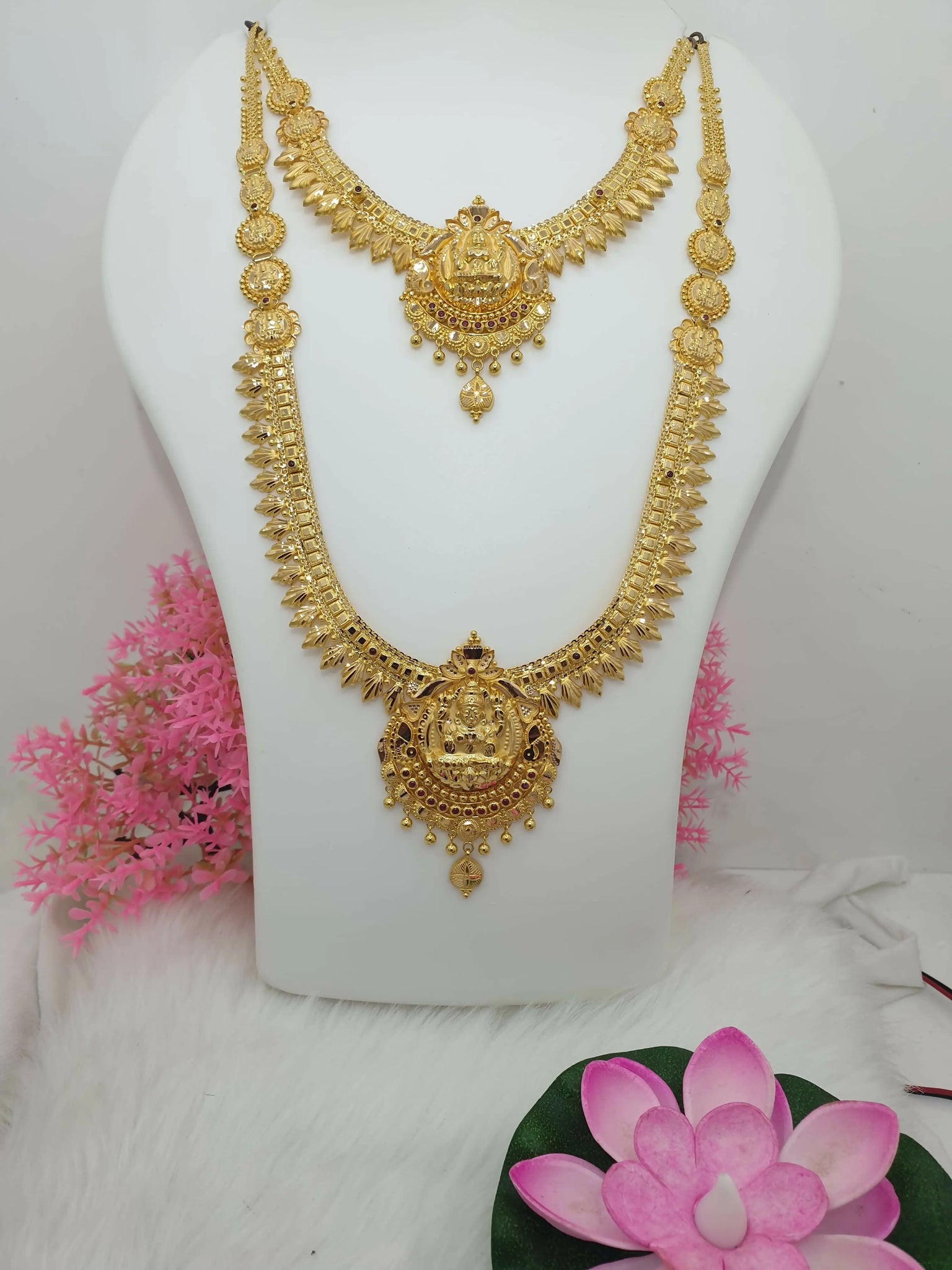 Haram Necklace & Long Set Sarafa Bazar India