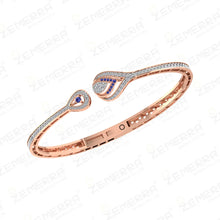 High Demand 14K Gold Diamond Open Bangle Bracelet Sarafa Bazar India