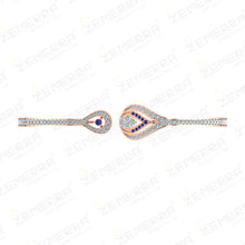 High Demand 14K Gold Diamond Open Bangle Bracelet Sarafa Bazar India