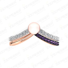 Hot Selling 14K Rose Gold Diamond Ring Fine Jewelry Sarafa Bazar India