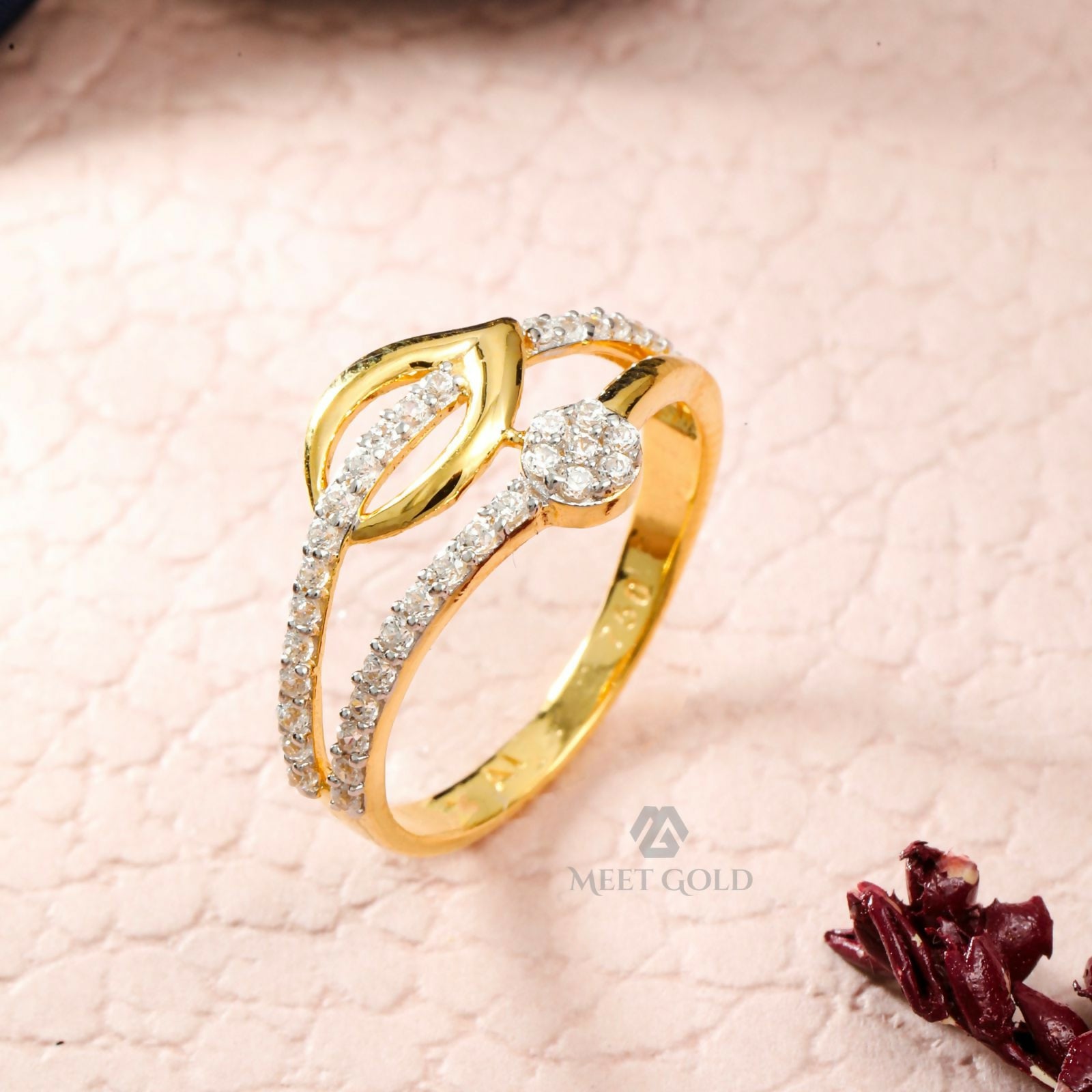 CZ Ladies Ring Sarafa Bazar India