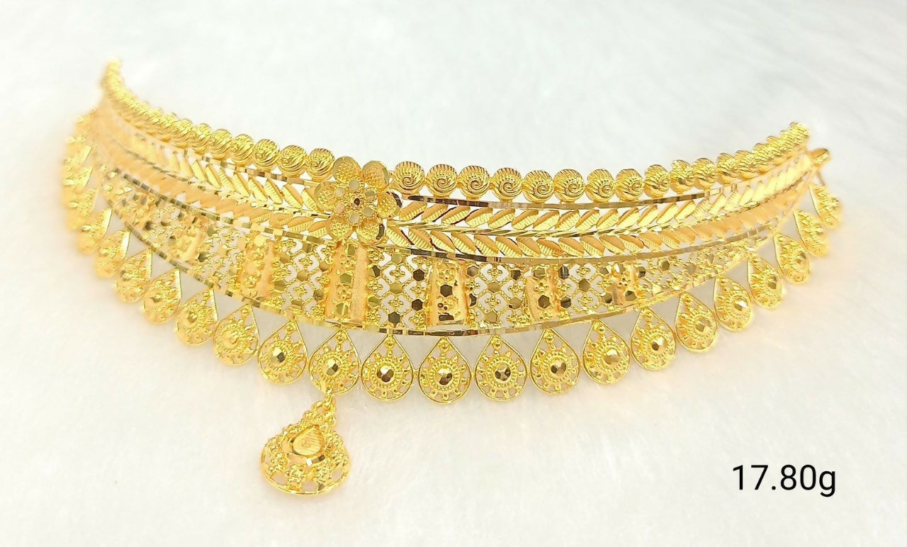 Gold Choker Sarafa Bazar India