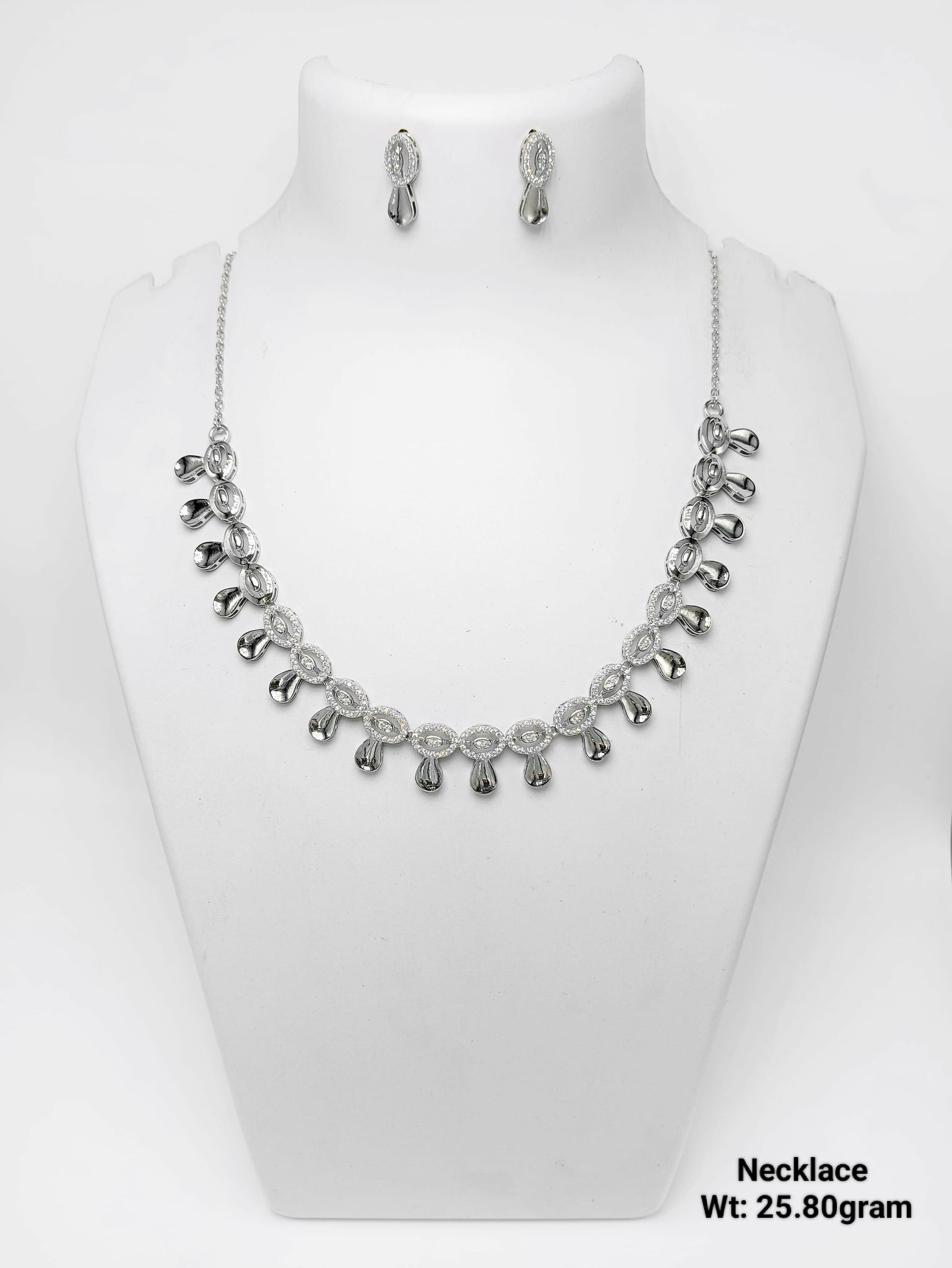 925 Silver Necklace Sarafa Bazar India