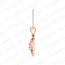 14K Gold Diamond Pendant Sets – Artistic Shine Sarafa Bazar India