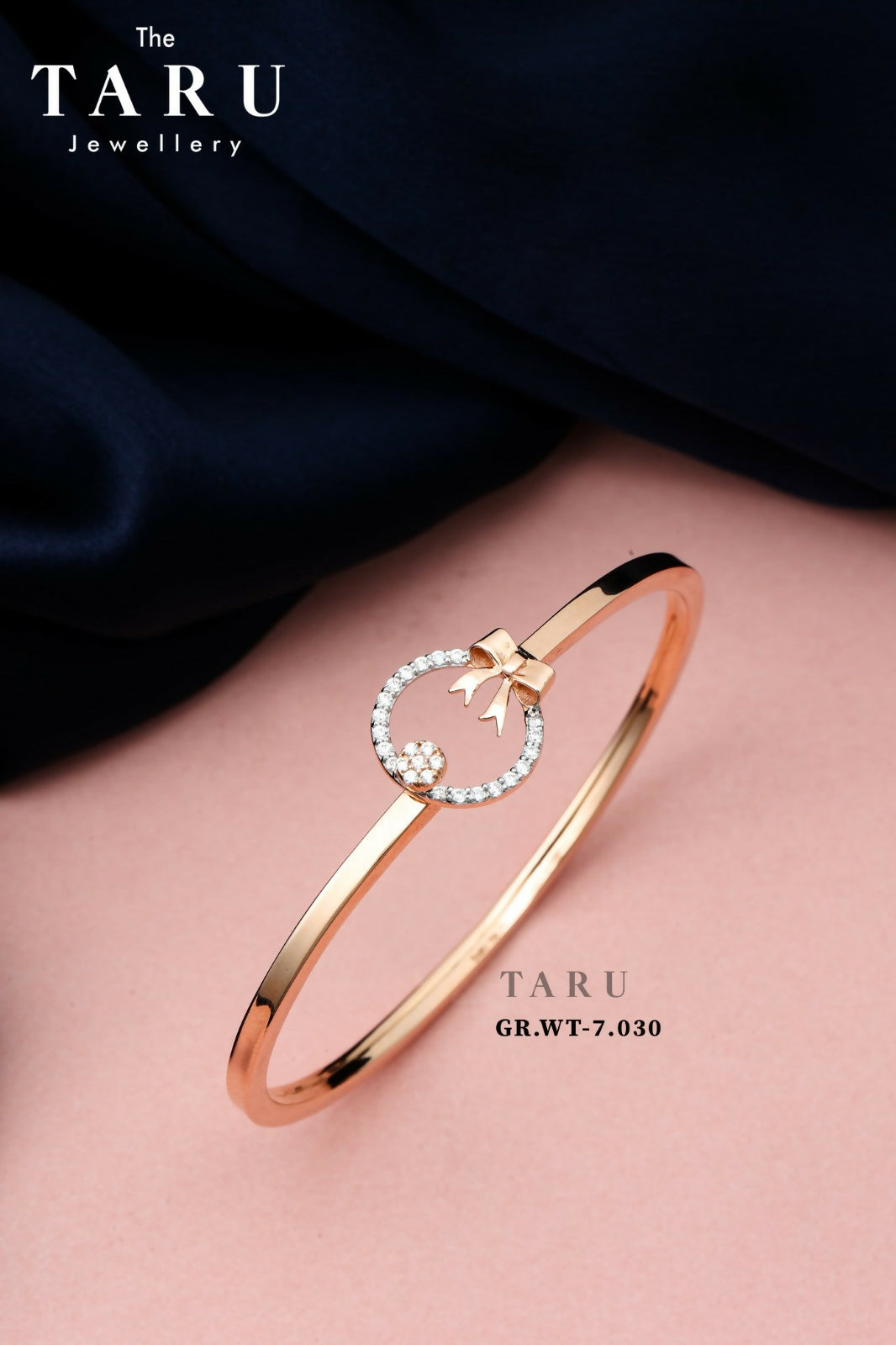 Rose Gold Ladies Bracelet Sarafa Bazar India