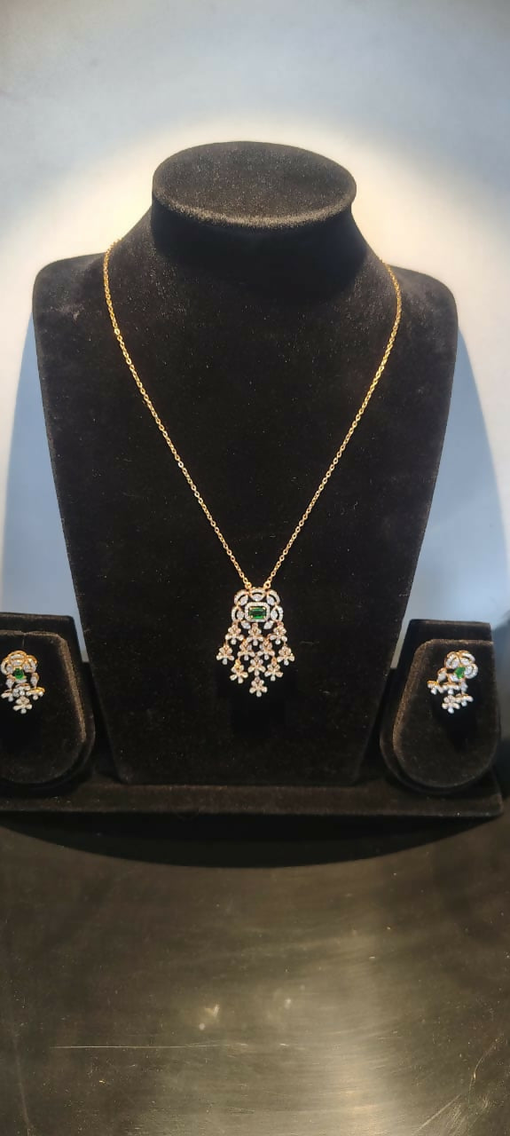Diamond Chain Set Sarafa Bazar India