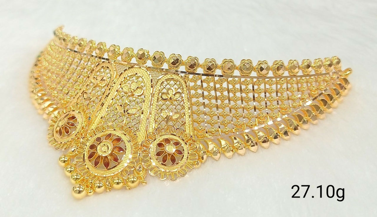Gold Choker Sarafa Bazar India