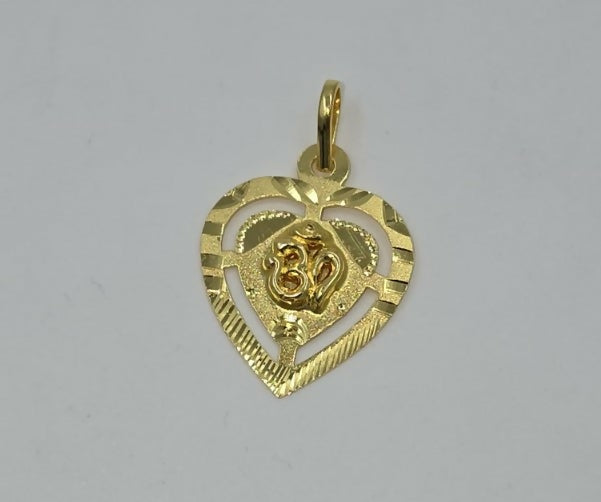 Gold Pendant Sarafa Bazar India