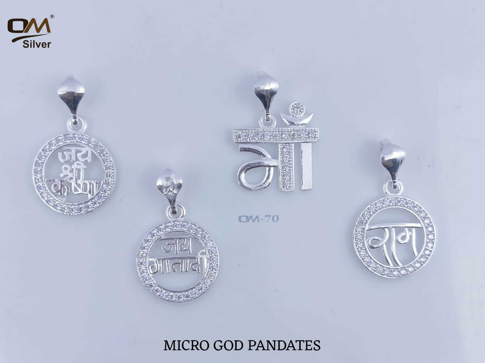 Silver Micro God Pendants Sarafa Bazar India