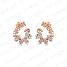 14K Rose Gold & Dizzling Diamond Pendant Sets Sarafa Bazar India