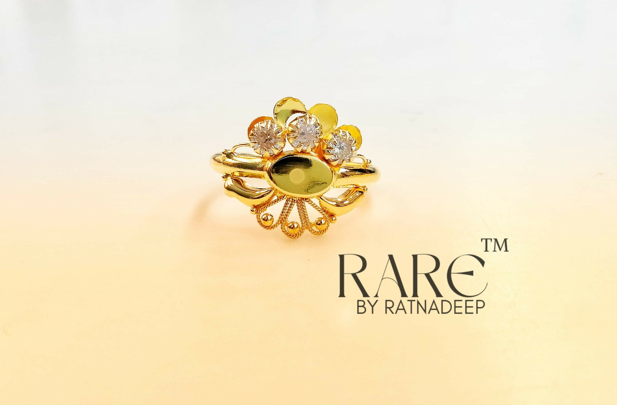 CZ Ladies Ring Sarafa Bazar India