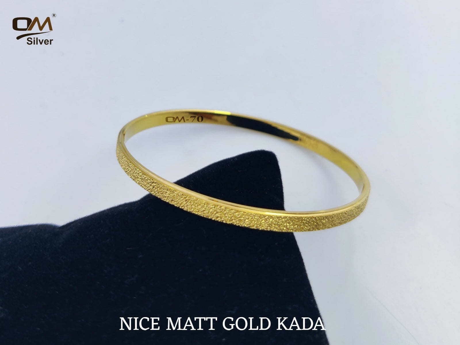 Nice Matt Gold Kada Sarafa Bazar India