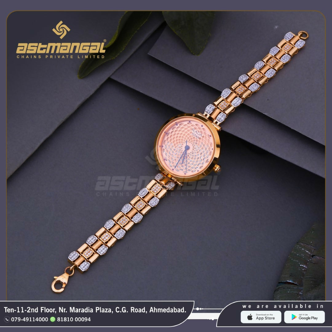 Rose Gold Ladies Watch 3