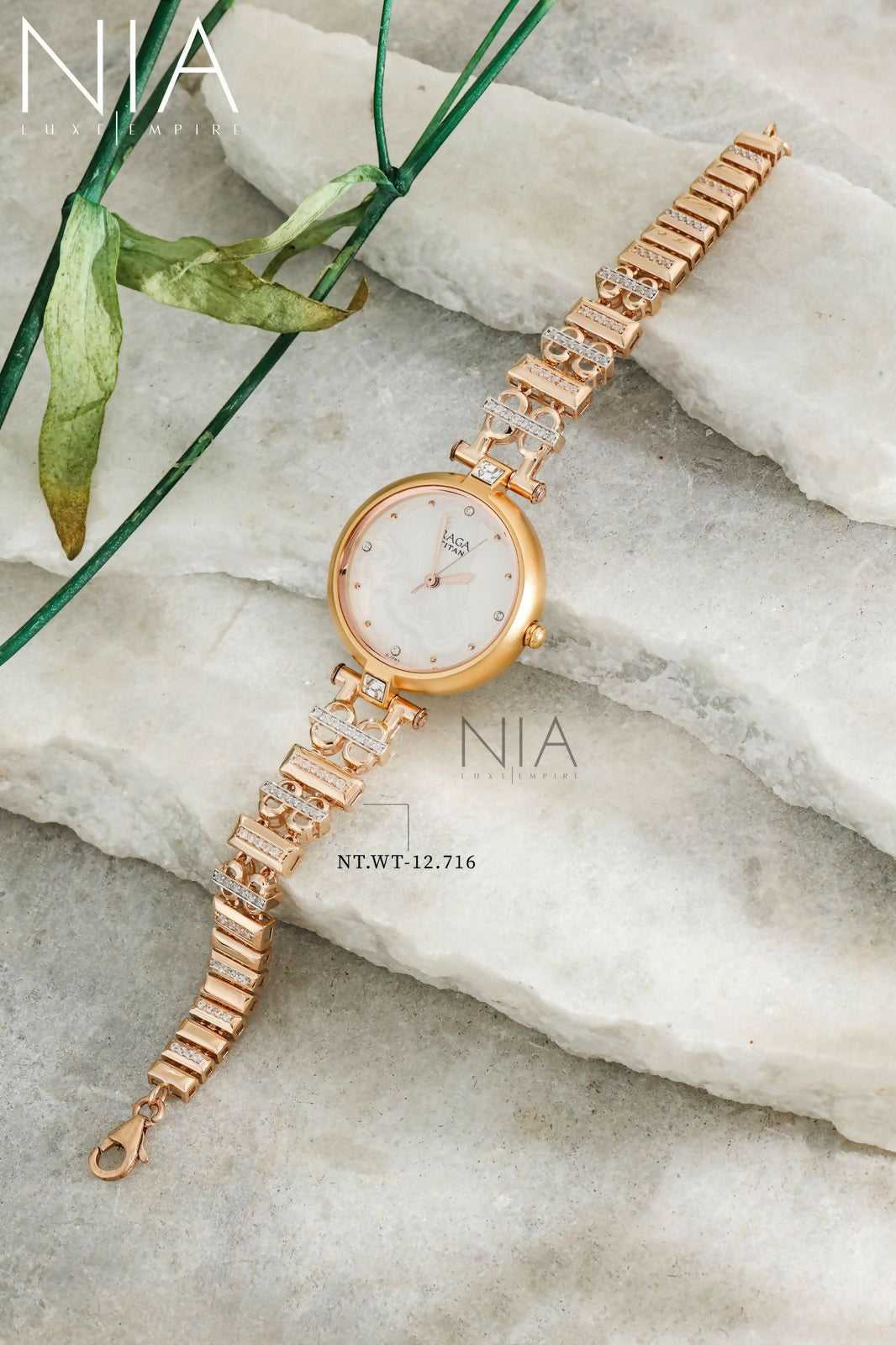 Rose Gold Ladies Watch Sarafa Bazar India