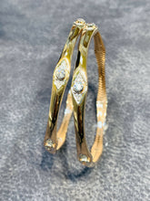 Rose Gold Hollow Bangles Sarafa Bazar India