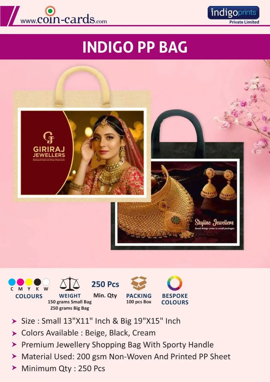 Indigo PP Bag Sarafa Bazar India