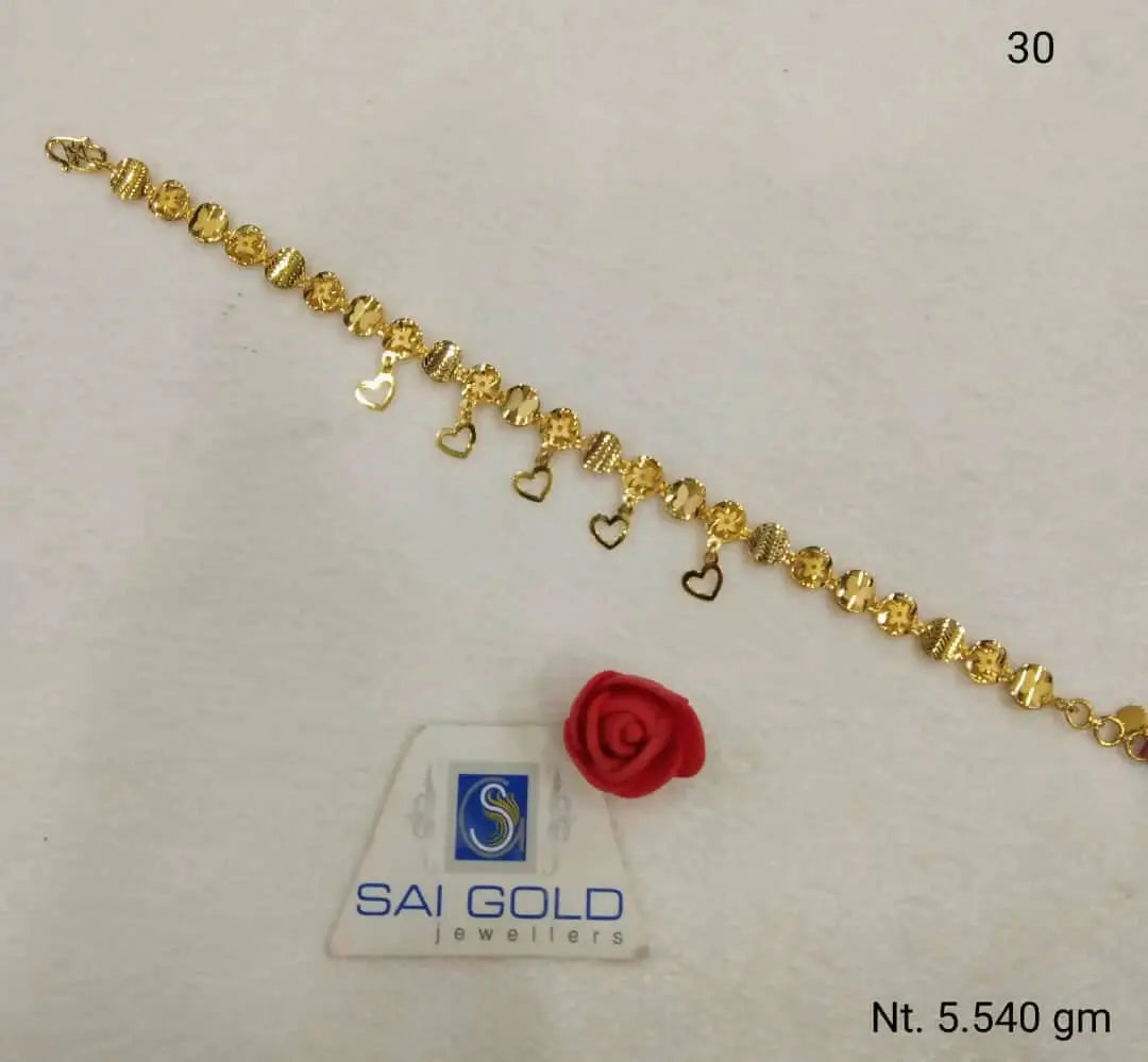KIM & Co. Italian Gold Plated Link Bracelet