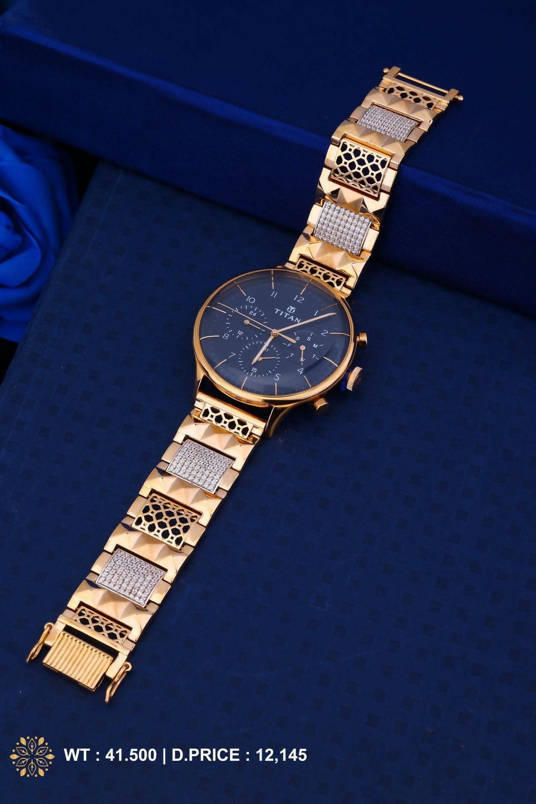 Rose Gold Gents Watch Sarafa Bazar India