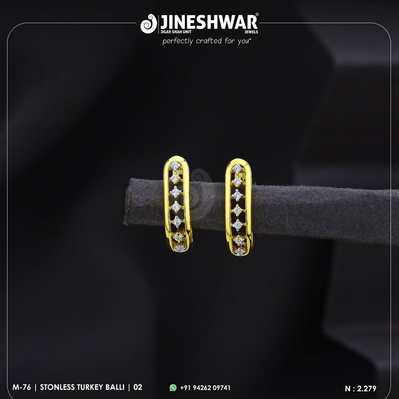 18kt Stonless Turkey Bali Sarafa Bazar India