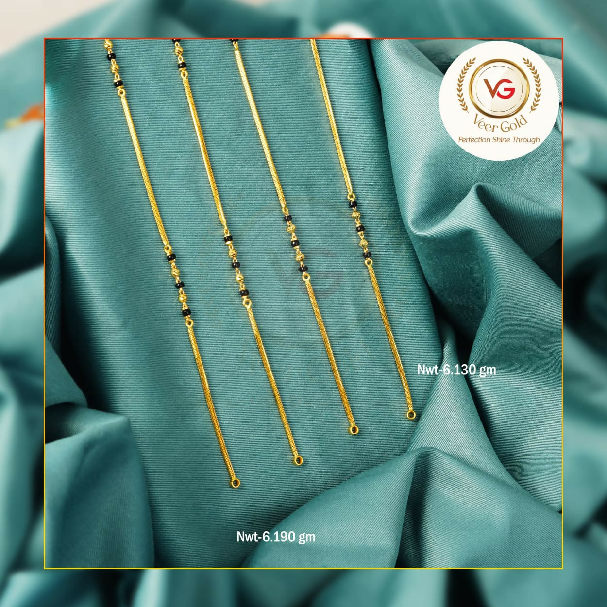 Gold Mangalsutra Chains Sarafa Bazar India