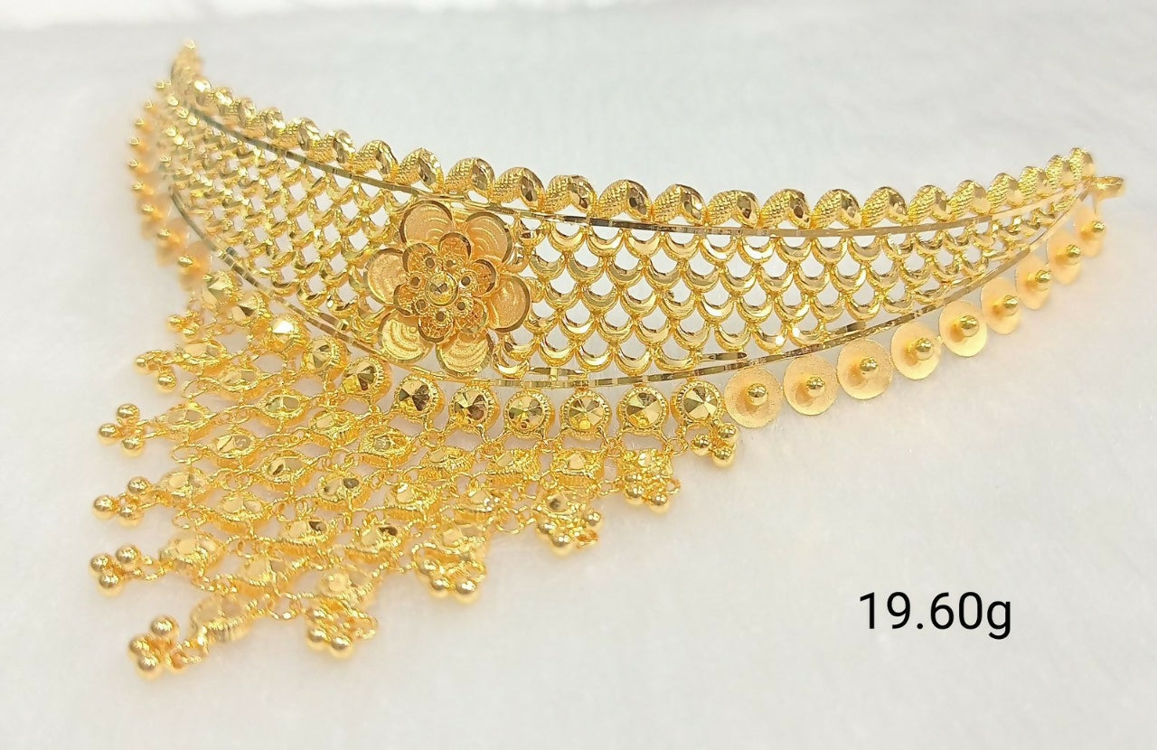 Gold Choker Sarafa Bazar India
