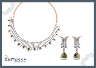 Timeless 14K Gold Diamond Necklaces Collection Sarafa Bazar India