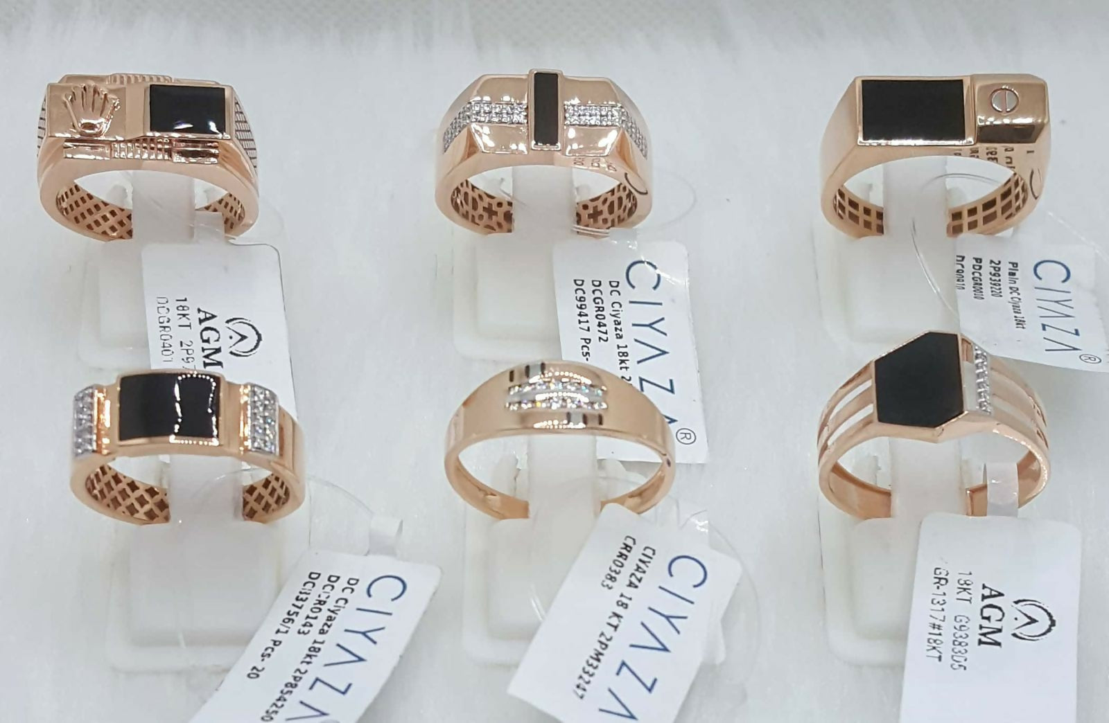 Rose Gold Gents Rings Sarafa Bazar India