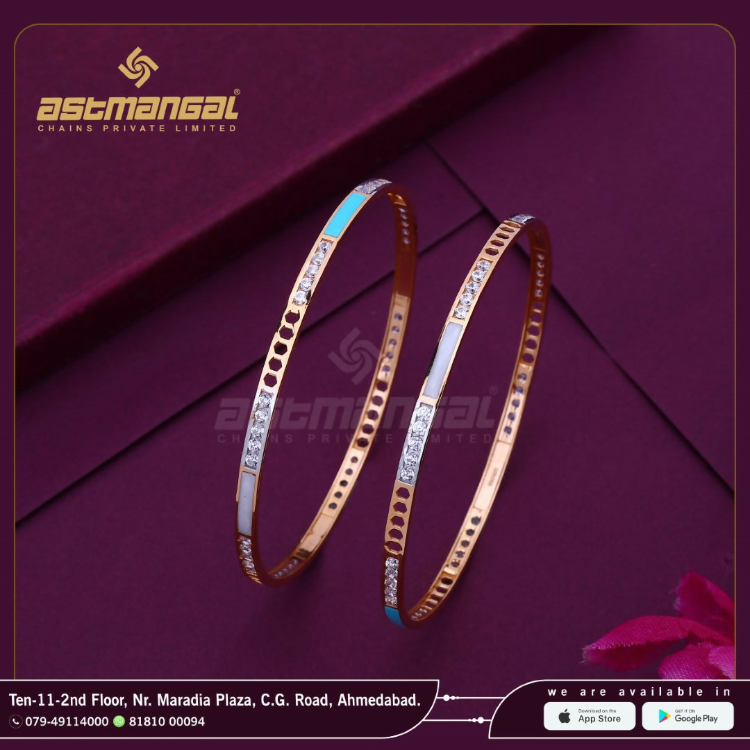 Rose Gold Bangles 5