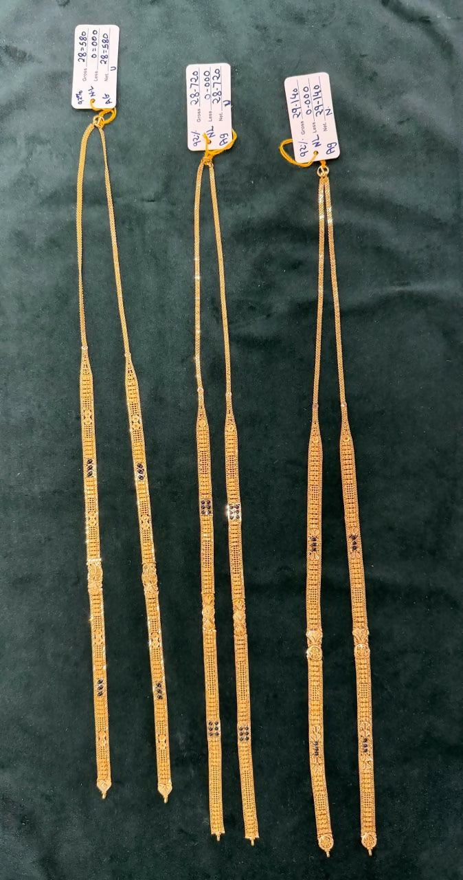 Mangalsutra Chains Sarafa Bazar India