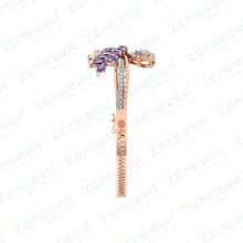 Rose Gold & Diamond Luxury Bracelets In 14K Gold Sarafa Bazar India