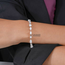 Multi Shape Diamonds Tennis Bracelet Sarafa Bazar India
