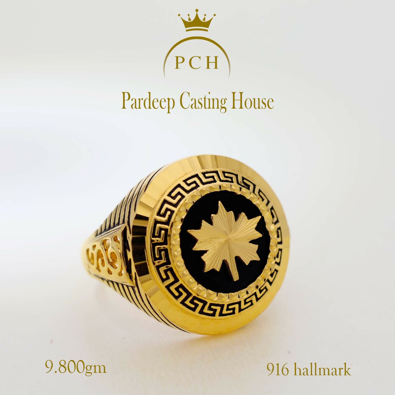 Copy of Royal Lion Gold Ring Sarafa Bazar India