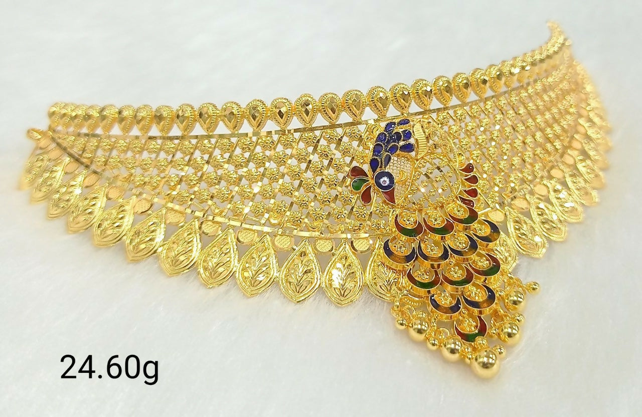Gold Choker Sarafa Bazar India