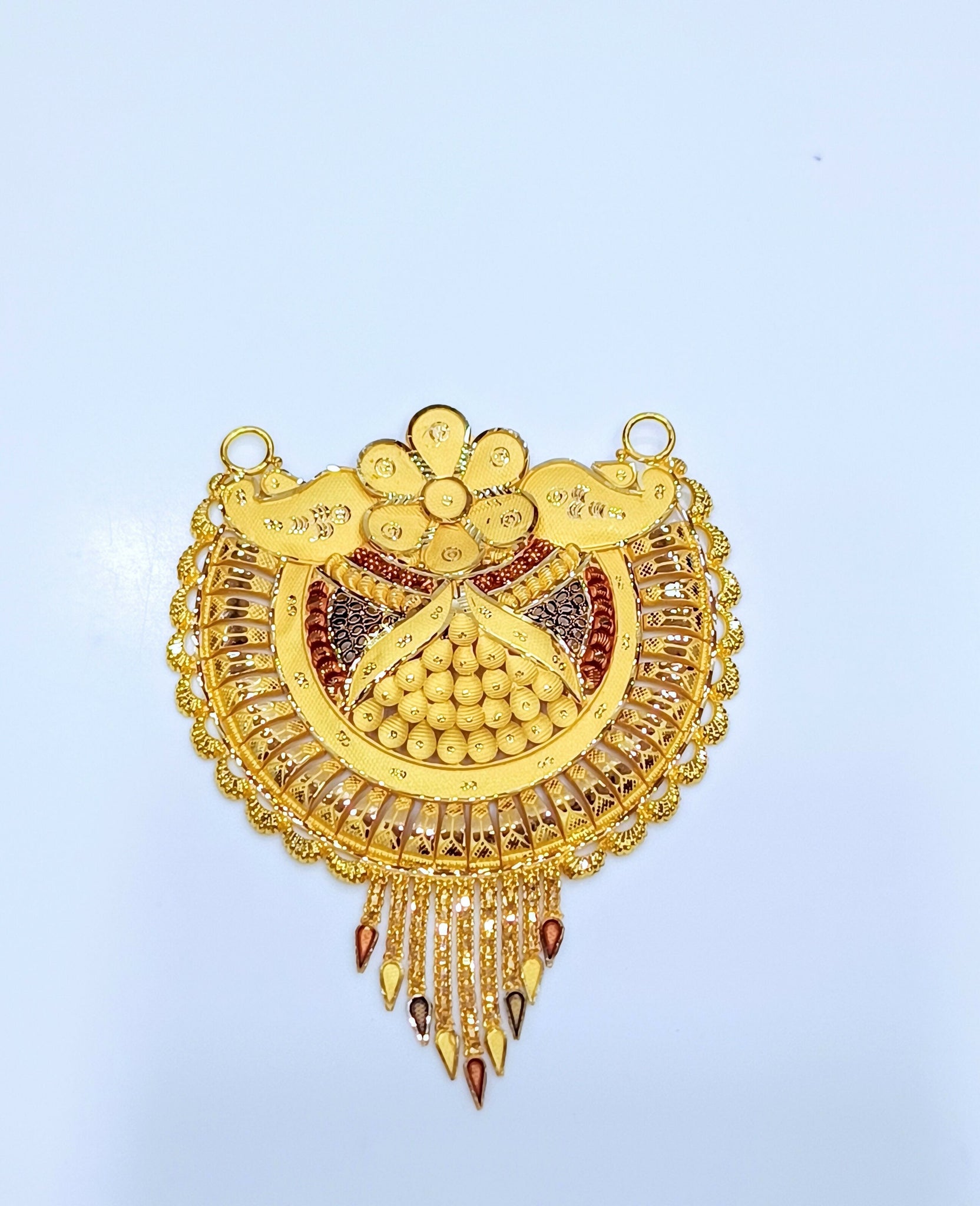 Gold Mangalsutra Pendant Sarafa Bazar India