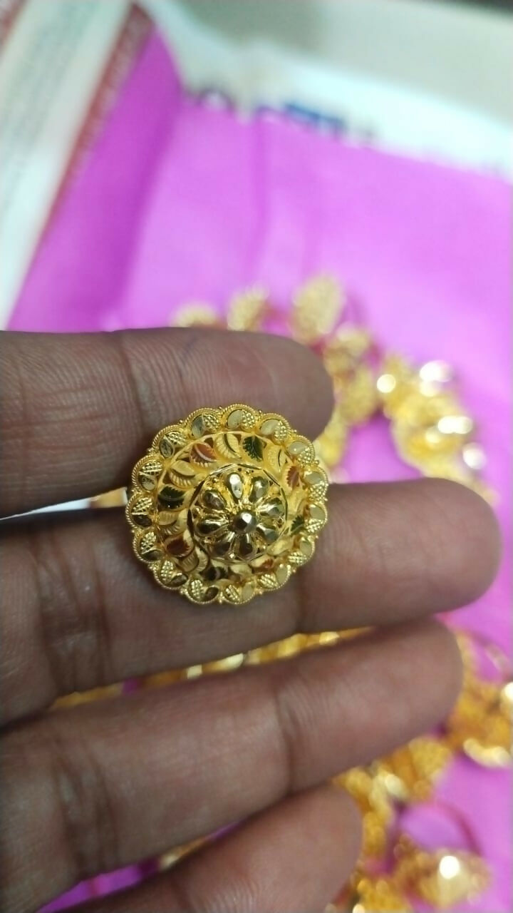 Gold Ladies Rings Sarafa Bazar India